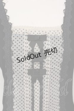 画像2: axes femme / タックシフォンリボンカットソー M クロ O-25-05-12-059-AX-TO-IG-OS