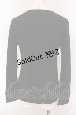 画像2: axes femme / プードルファー配色カットソー M クロ O-25-05-12-062-AX-TO-IG-OS
