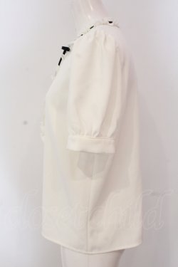 画像3: evelyn / フリルパフスリーブブラウス  オフホワイト O-25-05-12-069-LO-BL-IG-OS