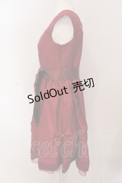 画像2: axes femme / シャンタンドレス M アカ O-25-05-12-072-AX-OP-IG-OS