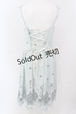 画像4: axes femme / フレームパネル柄ドレス  ミント O-25-05-12-074-AX-OP-IG-OS