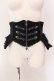 画像1: OZZ ANGELO / Capricious Kitty Corset　コルセット  ブラック×ネイビー O-25-05-12-076-OO-TO-OW-OS (1)