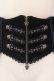 画像2: OZZ ANGELO / Capricious Kitty Corset　コルセット  ブラック×ネイビー O-25-05-12-076-OO-TO-OW-OS (2)