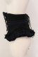 画像3: OZZ ANGELO / Capricious Kitty Corset　コルセット  ブラック×ネイビー O-25-05-12-076-OO-TO-OW-OS (3)