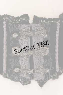 画像2: Ozz oneste / Elegant Rose corset　コルセット  ブラック O-25-05-12-077-OO-TO-OW-OS