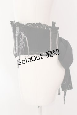 画像3: Ozz oneste / Elegant Rose corset　コルセット  ブラック O-25-05-12-077-OO-TO-OW-OS