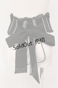 画像4: Ozz oneste / Elegant Rose corset　コルセット  ブラック O-25-05-12-077-OO-TO-OW-OS