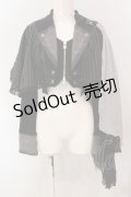 Ozz oneste / トレーン付きショートジャケット  ブラック O-25-05-12-079-OO-JA-OW-OS
