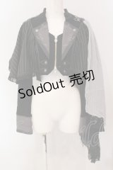 Ozz oneste / トレーン付きショートジャケット  ブラック O-25-05-12-079-OO-JA-OW-OS