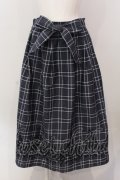 axes femme / フロッキープリントスカート  グレー O-25-05-12-082-AX-SK-IG-OS