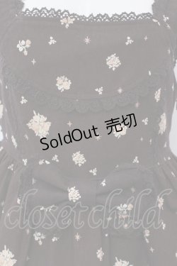 画像2: BABY,THE STARS SHINE BRIGHT / Lovely Sweet Room柄ベビードールジャンパースカート  ブラウン O-25-05-12-015-BA-OP-IG-OS