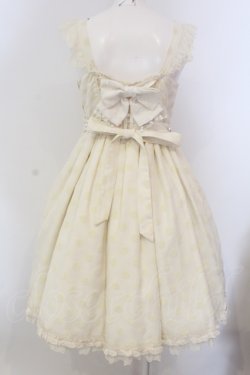 画像4: Angelic Pretty / フロッキーDot Frillジャンパースカート  アイボリー O-25-05-12-009-AP-OP-IG-OS
