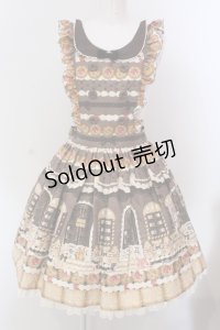 Angelic Pretty / Sweet Cream Houseエプロン風スカート  ココア O-25-05-12-020-AP-SK-IG-OS