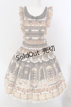 画像1: Angelic Pretty / Sweet Cream Houseエプロン風スカート  ココア O-25-05-12-020-AP-SK-IG-OS