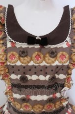 画像2: Angelic Pretty / Sweet Cream Houseエプロン風スカート  ココア O-25-05-12-020-AP-SK-IG-OS (2)