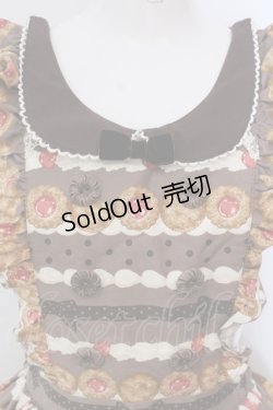 画像2: Angelic Pretty / Sweet Cream Houseエプロン風スカート  ココア O-25-05-12-020-AP-SK-IG-OS
