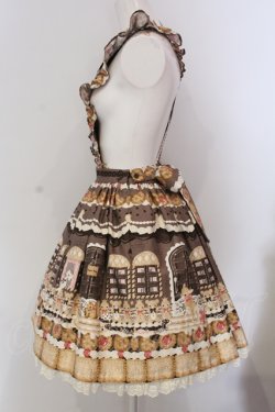 画像4: Angelic Pretty / Sweet Cream Houseエプロン風スカート  ココア O-25-05-12-020-AP-SK-IG-OS
