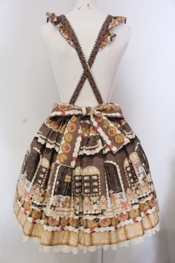 画像5: Angelic Pretty / Sweet Cream Houseエプロン風スカート  ココア O-25-05-12-020-AP-SK-IG-OS