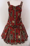 Angelic Pretty / Chocolate Rosetteサロペット  アカ O-25-05-12-021-AP-OP-IG-OS