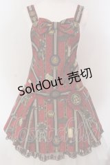 Angelic Pretty / Chocolate Rosetteサロペット  アカ O-25-05-12-021-AP-OP-IG-OS