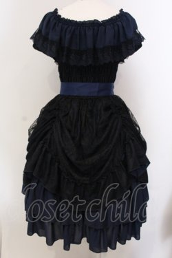 画像4: ATELIER PIERROT / Ruined castle dress　ドレス  ネイビー O-25-05-12-023-EL-OP-OW-OS