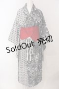 Qutie Frash / 2024 浴衣3点セット  ブラック O-25-05-13-028-QU-OP-OW-OS