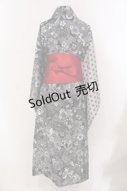 画像4: Qutie Frash / 2024 浴衣3点セット  ブラック O-25-05-13-028-QU-OP-OW-OS