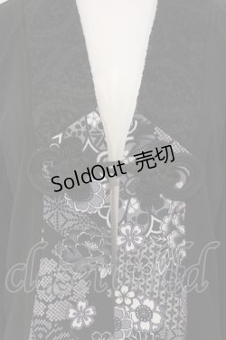 画像2: Qutie Frash / 2024年プレミアム-朧月-着物カーデ  ブラック O-25-05-13-030-QU-TO-OW-ZT177