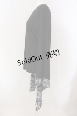 画像2: Qutie Frash / プレミアムセット2024-朧月- 着物袖インナーT  ブラック O-25-05-13-031-QU-TO-OW-ZI