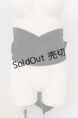 Qutie Frash / プレミアムセット2024-朧月-　リボンコルセット  ブラック O-25-05-13-032-QU-ZA-OW-OS