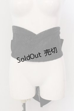 画像1: Qutie Frash / プレミアムセット2024-朧月-　リボンコルセット  ブラック O-25-05-13-032-QU-ZA-OW-OS