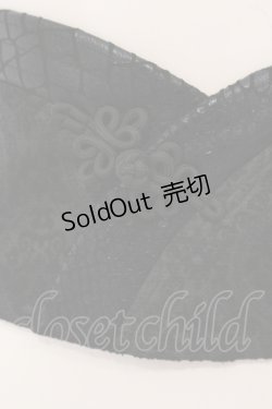 画像2: Qutie Frash / プレミアムセット2024-朧月-　リボンコルセット  ブラック O-25-05-13-032-QU-ZA-OW-OS