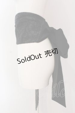 画像3: Qutie Frash / プレミアムセット2024-朧月-　リボンコルセット  ブラック O-25-05-13-032-QU-ZA-OW-OS