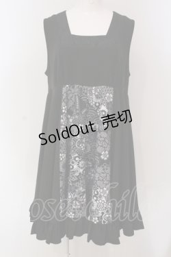 画像1: Qutie Frash / プレミアムセット2024-朧月-　ベビードールワンピース  ブラック O-25-05-13-033-QU-TO-OW-OS
