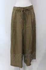画像1: 【SALE】RNA / リネンイージーワイドパンツ M ベージュ O-25-05-13-035-PU-PA-OW-ZT103 (1)
