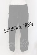 【SALE】RNA / スリムカーゴスウェットデニム M ブラック O-25-05-13-036-PU-PA-OW-ZT001