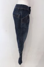 画像2: 【SALE】RNA / ロークロッチリブパンツ M インディゴ O-25-05-13-039-PU-PA-OW-ZT092 (2)