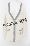 Maison de FLEUR Petite Robe canone / 埋められないラインカーディガン F アイボリー×ネイビー O-25-05-13-041-EL-TO-OW-OS