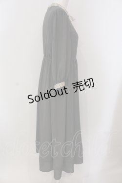 画像2: Maison de FLEUR Petite Robe canone / ブリジットが注ぐサイダーワンピース M グレー O-25-05-13-042-EL-OP-OW-OS