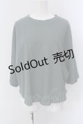 RNA / HEMPコットン製品染めルーズTシャツ M グリーン O-25-05-13-044-PU-TO-OW-OS