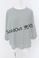 RNA / HEMPコットン製品染めルーズTシャツ M グリーン O-25-05-13-044-PU-TO-OW-OS