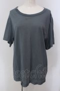 RNA / コットンナイロンシアーTシャツ M ブルーグリーン O-25-05-13-047-PU-TO-OW-OS