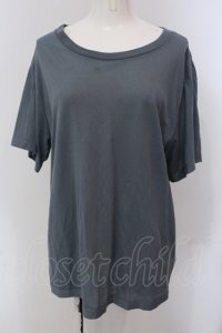 RNA / コットンナイロンシアーTシャツ M ブルーグリーン O-25-05-13-047-PU-TO-OW-OS