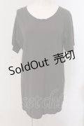 RNA / スキュー半袖Tシャツ M チャコールグレー O-25-05-13-049-PU-TO-OW-OS