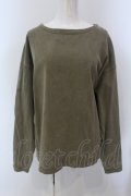 RNA / 斑染めトレーナー M カーキグリーン O-25-05-13-051-PU-TO-OW-OS