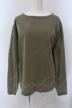 画像1: RNA / 斑染めトレーナー M カーキグリーン O-25-05-13-051-PU-TO-OW-OS