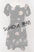 Ank Rouge / Sweets Donutsワンピース M クロ O-25-05-13-056-CA-OP-OW-OS