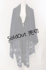 Qutie Frash / 着物ロングカーデ  ブルー O-25-05-13-059-QU-JA-IG-OS