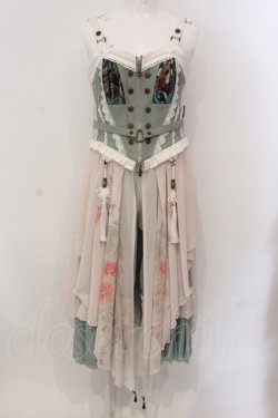 画像1: Ozz oneste / 花霞の夢ベストワンピース  ミント O-25-05-13-061-OO-OP-IG-OS