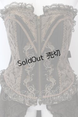 画像2: Ozz Croce / オーバーバストコルセット  ブラウン O-25-05-13-062-OO-OP-IG-OS